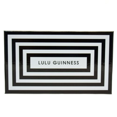 Womens Black Polished Leather Flat Frame Purse 66623 by Lulu Guinness from Hurleys