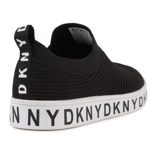 Girls Black Branded Sole Trainers (30-37) 55860 by DKNY from Hurleys