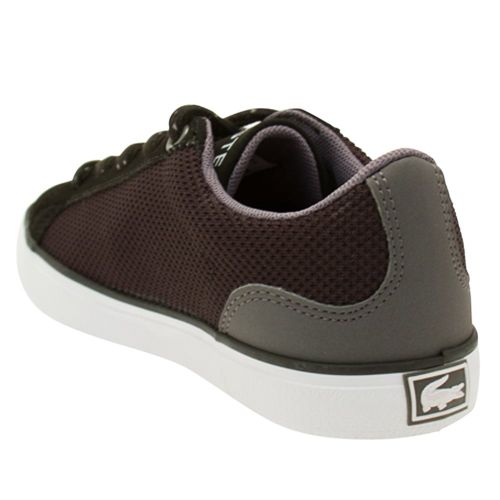 Child Black & Dark Grey Lerond Trainers (10-1) 14317 by Lacoste from Hurleys