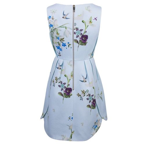 Womens Baby Blue Loolina Spring Meadow Skater Dress 71622 by Ted Baker from Hurleys