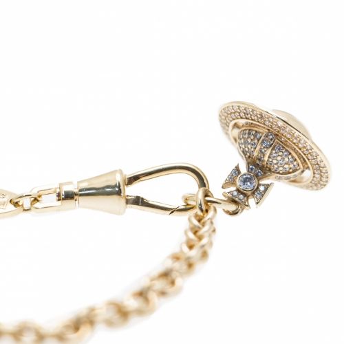 Womens Gold Darius Orb Bracelet 67813 by Vivienne Westwood from Hurleys