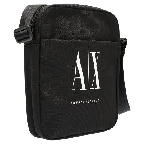 Mens Black Icon Crossbody Bag 106545 by Armani Exchange from Hurleys