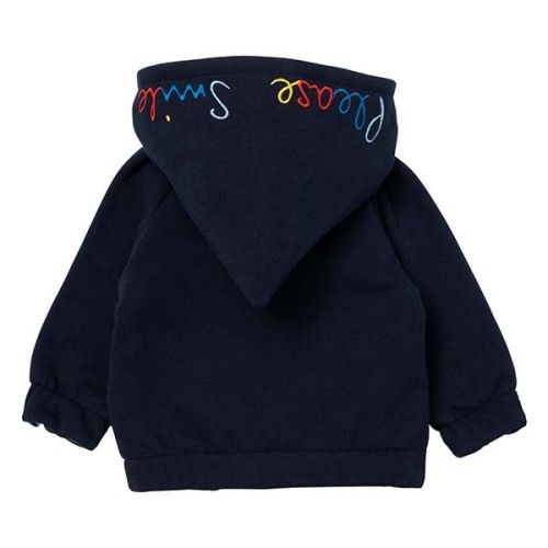 Baby Night Blue Zebra Reversible Hooded Sweat Top 108245 by Paul Smith Junior from Hurleys