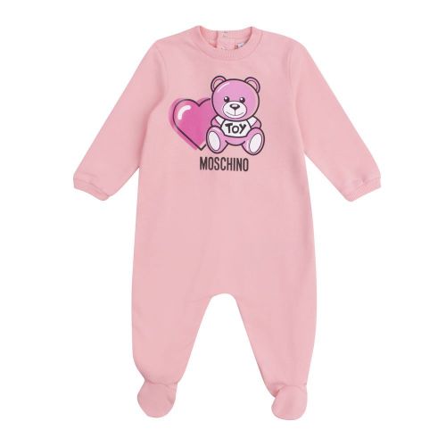Baby Sugar Rose Toy Heart Babygrow 82060 by Moschino from Hurleys