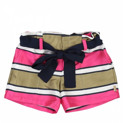 Marc Jacobs Kids Shorts Girls Fuschia Stripe Sateen
