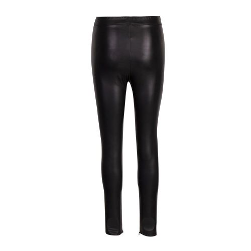 Womens Black Faux Leather Stretch Leggings 88626 by Michael Kors from Hurleys