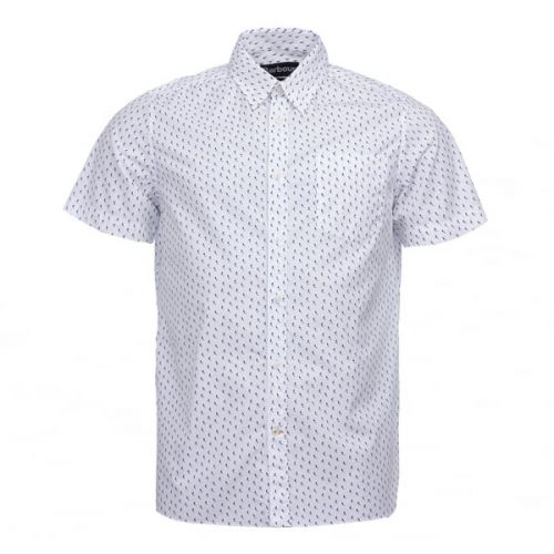 Lifestyle Mens White Sail S/s Shirt 10332 by Barbour from Hurleys