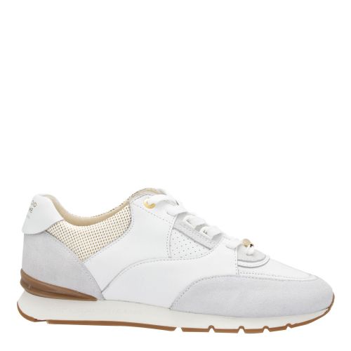 Mens Ghost White Belter Gold Laser Trainers 74740 by Android Homme from Hurleys