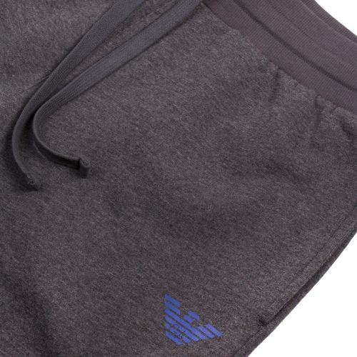 Mens Melange Grey Basic Sweat Shorts 30880 by Emporio Armani Bodywear from Hurleys