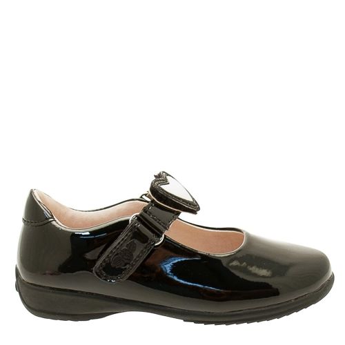 Girls Black Patent Colourissima F Fit Shoes (25-35) 10967 by Lelli Kelly from Hurleys