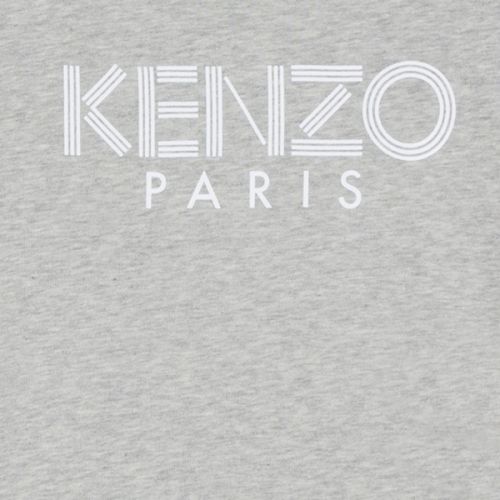 Junior Marl Grey Logo S/s T Shirt 45846 by Kenzo from Hurleys