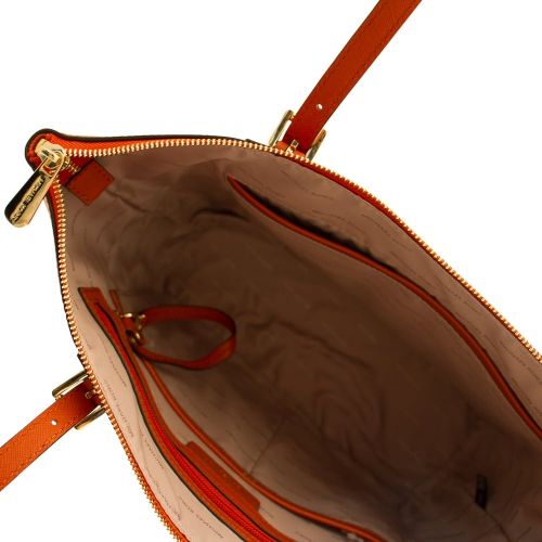 Womens Orange Jet Set Top Zip Tote Bag 8040 by Michael Kors from Hurleys