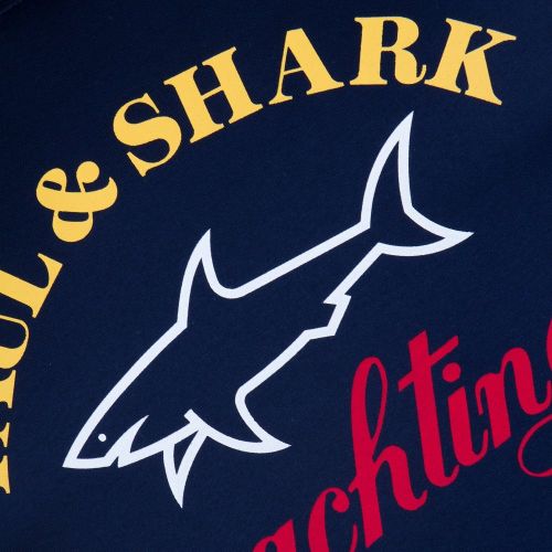 Paul & Shark Mens Tri Colour Logo Shark Fit S/s T Shirt 72457 by Paul And Shark from Hurleys