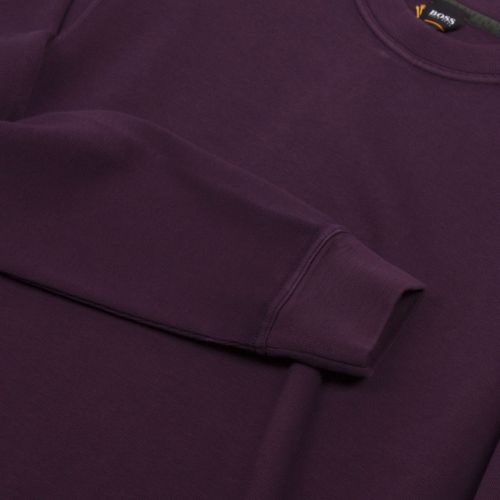 Casual Mens Purple World Crew Neck Sweat Top 34440 by BOSS from Hurleys
