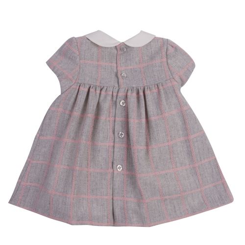 Baby Silver Plaid Bow Dress 48348 by Mayoral from Hurleys