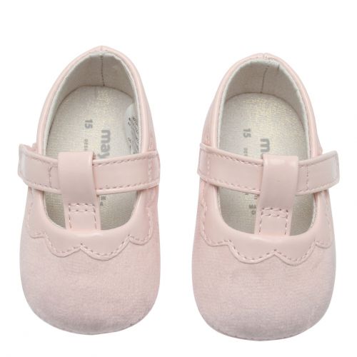 Baby Rose Velvet Mary Jane Shoes (15-19) 76616 by Mayoral from Hurleys