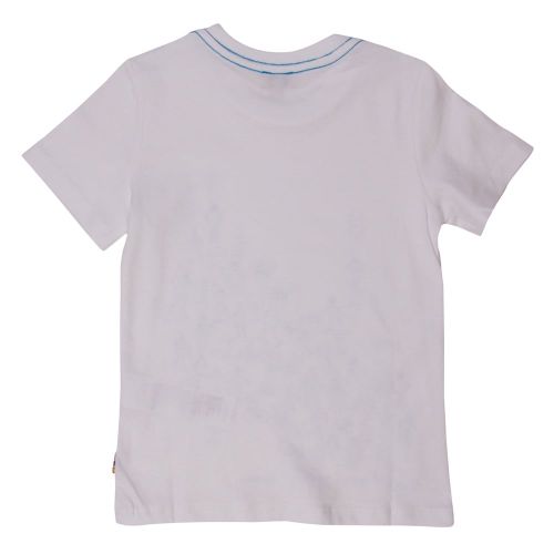 Boys White Niall S/s Tee Shirt 70629 by Paul Smith Junior from Hurleys