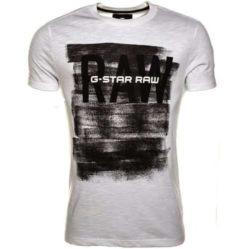 Mens White Xaix S/s Tee Shirt 54313 by G Star from Hurleys
