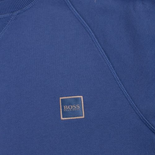 Casual Mens Blue Wyan Crew Sweat Top 38805 by BOSS from Hurleys
