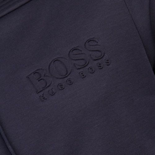 Mens Navy Saggy Hooded Zip Sweat Top 15161 by BOSS from Hurleys