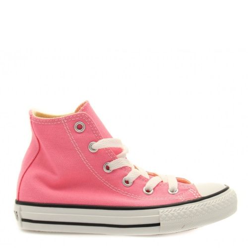 Youth Pink Chuck Taylor All Star Hi (10-2) 49667 by Converse from Hurleys