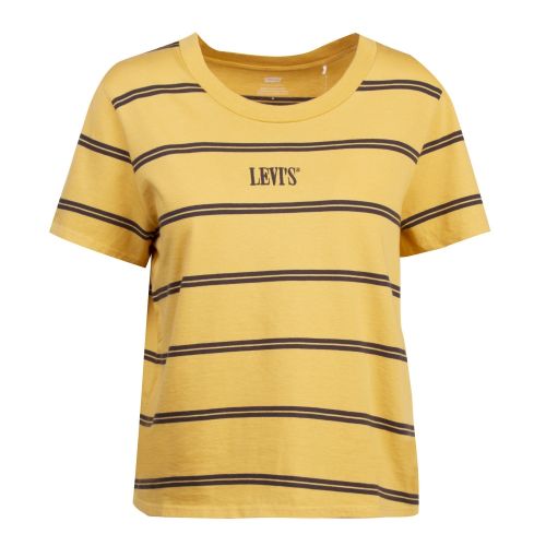 Womens Ochre Graphic Surf Stripe S/s T Shirt 53404 by Levi's from Hurleys