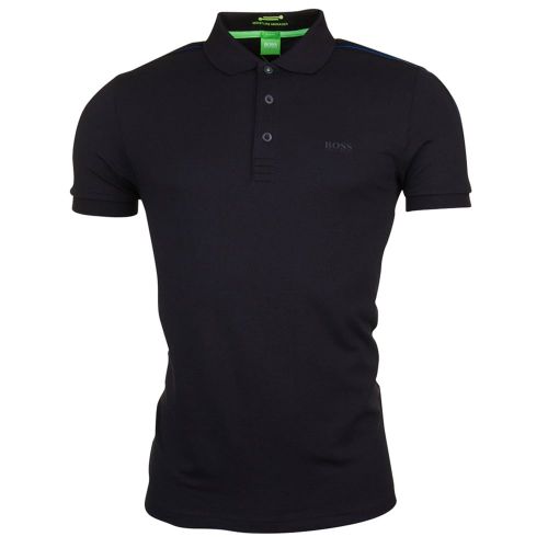 Mens Black Paule S/s Polo Shirt 9527 by BOSS from Hurleys