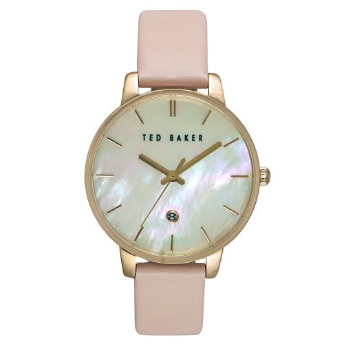 Womens Mother Of Pearl Dial Pink Leather Strap Watch 52026 by Ted Baker from Hurleys