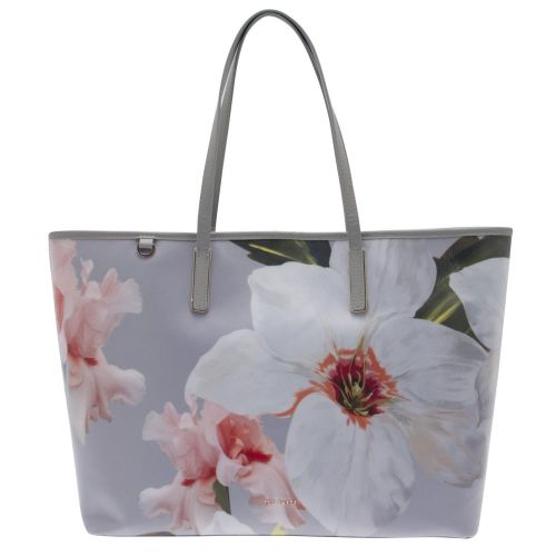 Womens Mid Grey Cecie Chatsworth Bloom Shopper Bag & Purse 22821 by Ted Baker from Hurleys