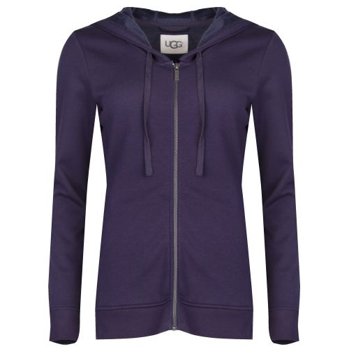 Womens Navy Clara Lounge Zip Up Sweat Jacket 32440 by UGG from Hurleys