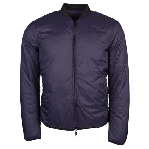 Mens Navy Light Reversible Bomber Jacket 10989 by Armani Jeans from Hurleys