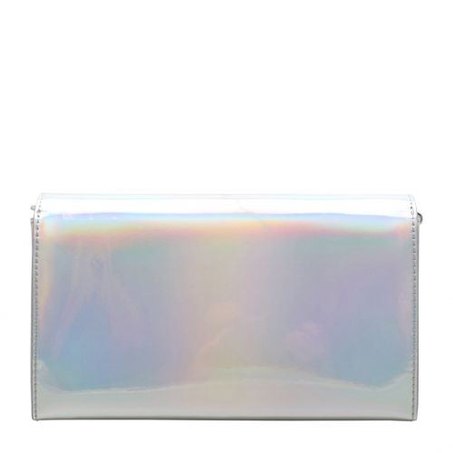 Womens Silver Stitch Logo Hologram Cross Body Bag 101414 by Love Moschino from Hurleys