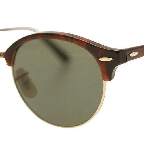 Mens Havana & Green RB4246 Clubround Sunglasses 9690 by Ray-Ban from Hurleys
