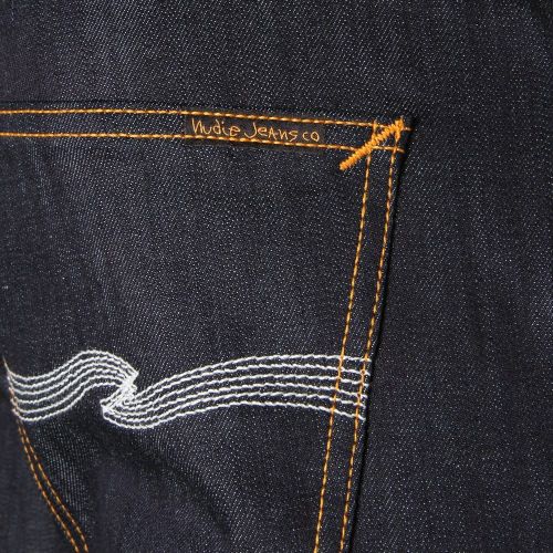 Mens Dry Ecru Embo Wash Thin Finn Slim Fit Jeans 21000 by Nudie Jeans Co from Hurleys