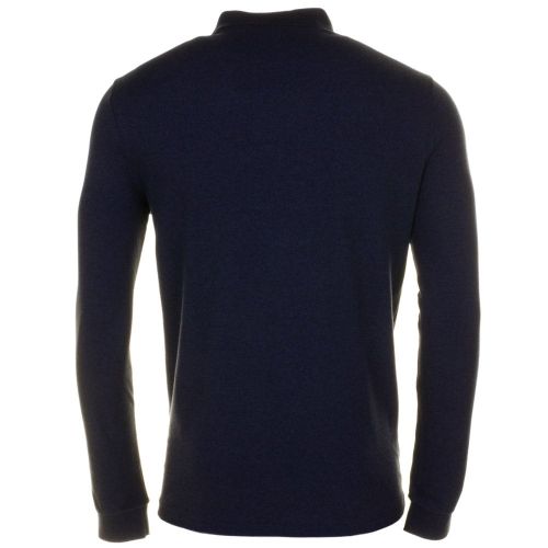 Mens Dark Indigo Pocket Detail L/s Polo Shirt 61747 by Lacoste from Hurleys