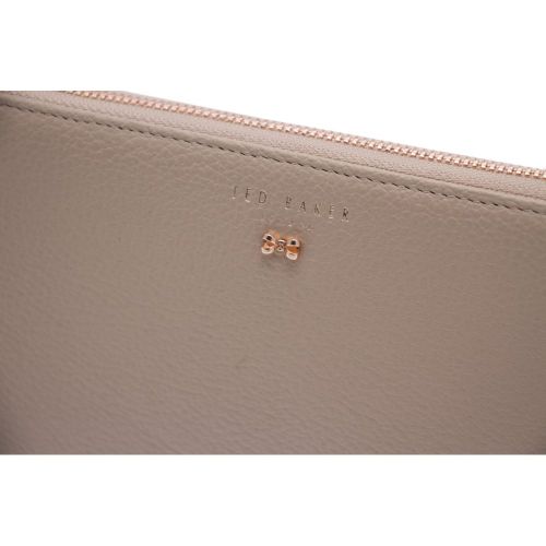 Womens Mink Pasy Textured Leather Zip Around Matinee Purse 23147 by Ted Baker from Hurleys
