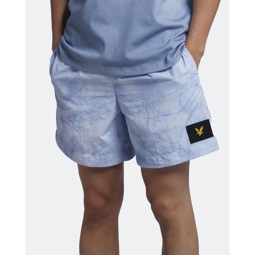 Mens Opal Blue Mineral Swim Shorts 104680 by Lyle and Scott from Hurleys