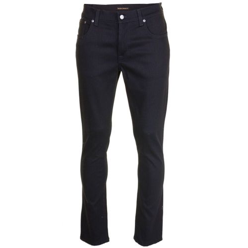 Mens Dry Cold Black Wash Grim Tim Slim Fit Jeans 66705 by Nudie Jeans Co from Hurleys