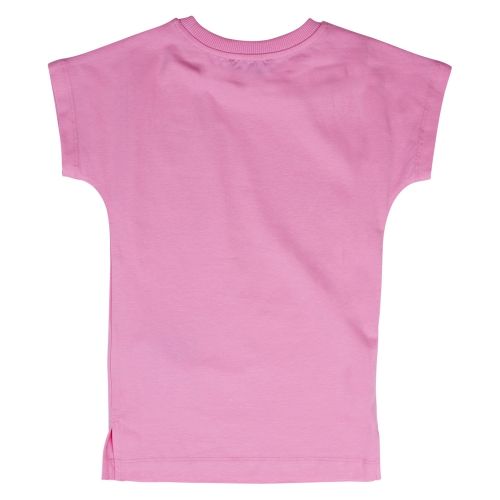 Girls Begomia Pink Gummy Bear Logo Dress 36151 by Moschino from Hurleys