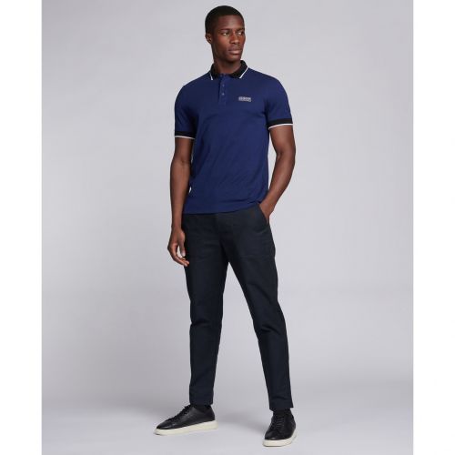 Mens Regal Blue Accelerator Pique S/s Polo Shirt 93945 by Barbour International from Hurleys