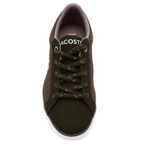 Child Black & Dark Grey Lerond Trainers (10-1) 14316 by Lacoste from Hurleys