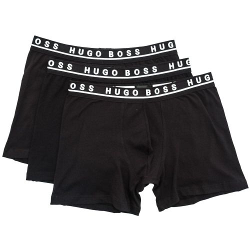 Mens Black Cyclist 3 Pack Boxers 67255 by BOSS from Hurleys