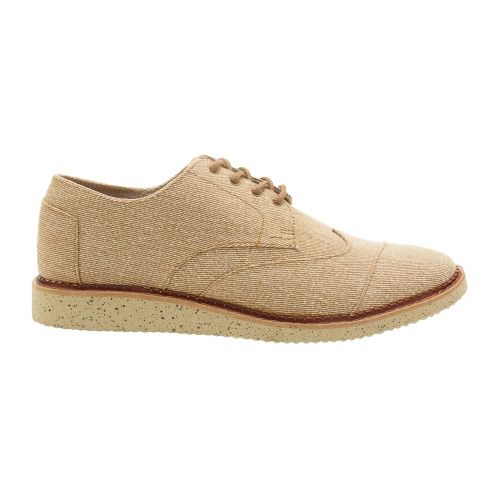 Mens Toffee Coated Twill Brogue 8682 by Toms from Hurleys