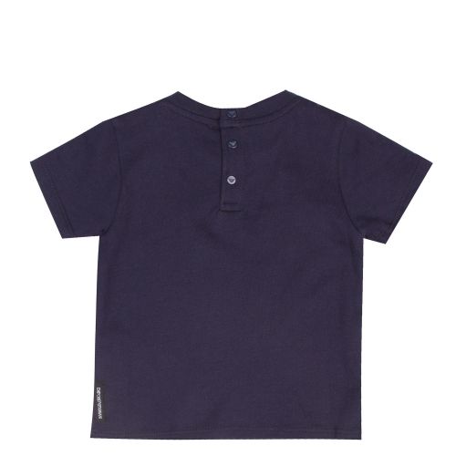 Infant Navy Basic Logo S/s T Shirt 38032 by Emporio Armani from Hurleys
