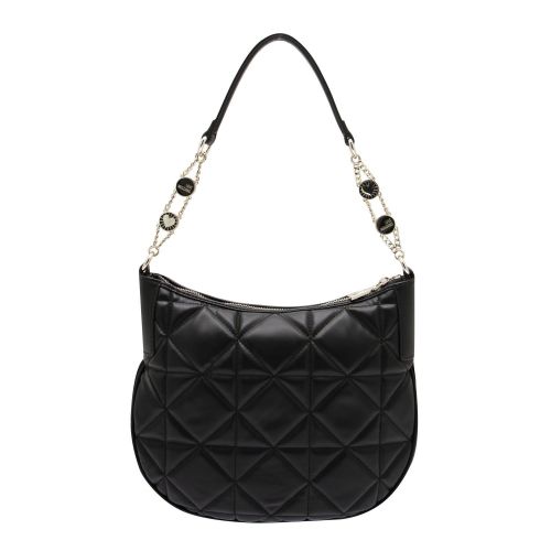 Womens Black Quilted Hobo Bag 79529 by Love Moschino from Hurleys