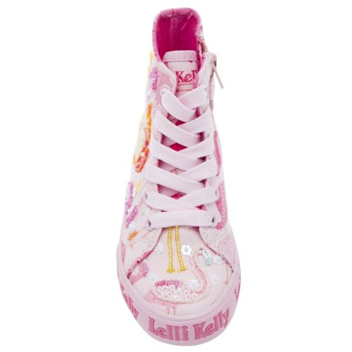 Girls Pink Flamingo Mid Boots (26-35EUR) 25580 by Lelli Kelly from Hurleys