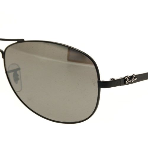 Black Mirror RB8301 Carbon Fibre Sunglasses 14500 by Ray-Ban from Hurleys