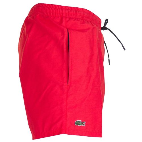 Mens Red Branded Swim Shorts 71244 by Lacoste from Hurleys
