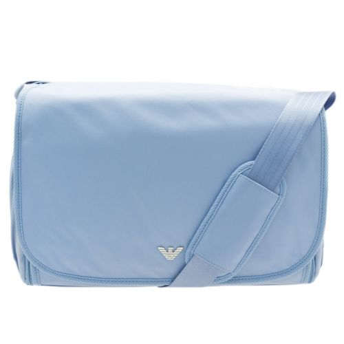Baby Sky Blue Branded Changing Bag 62594 by Armani Junior from Hurleys