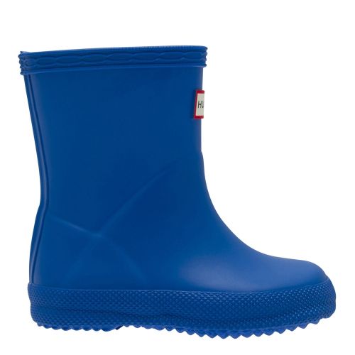 Boys Bucket Blue First Classic Wellington Boots (4-8) 41465 by Hunter from Hurleys